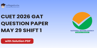 CUET 2026 General Aptitude Test May 29 Shift 1 Question Paper- Download Answer Key and Solution PDF